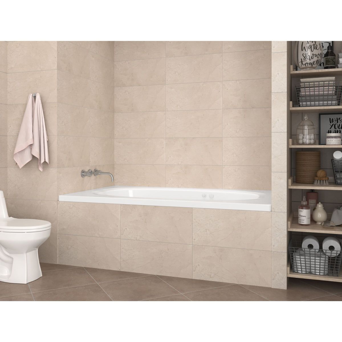 Atlantis Whirlpools Polaris 42 x 72 Rectangular Bathtub 4272P