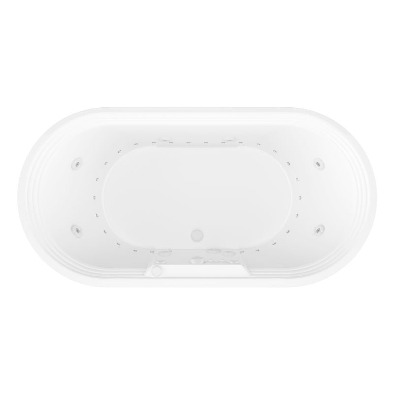 Atlantis Whirlpools Royale 34 x 67 Oval Freestanding Bathtub 3467R