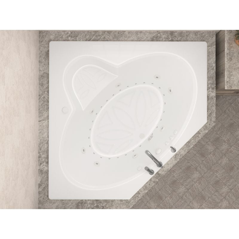 Atlantis Whirlpools Sublime 60 x 60 Corner Jetted Bathtub 6060S