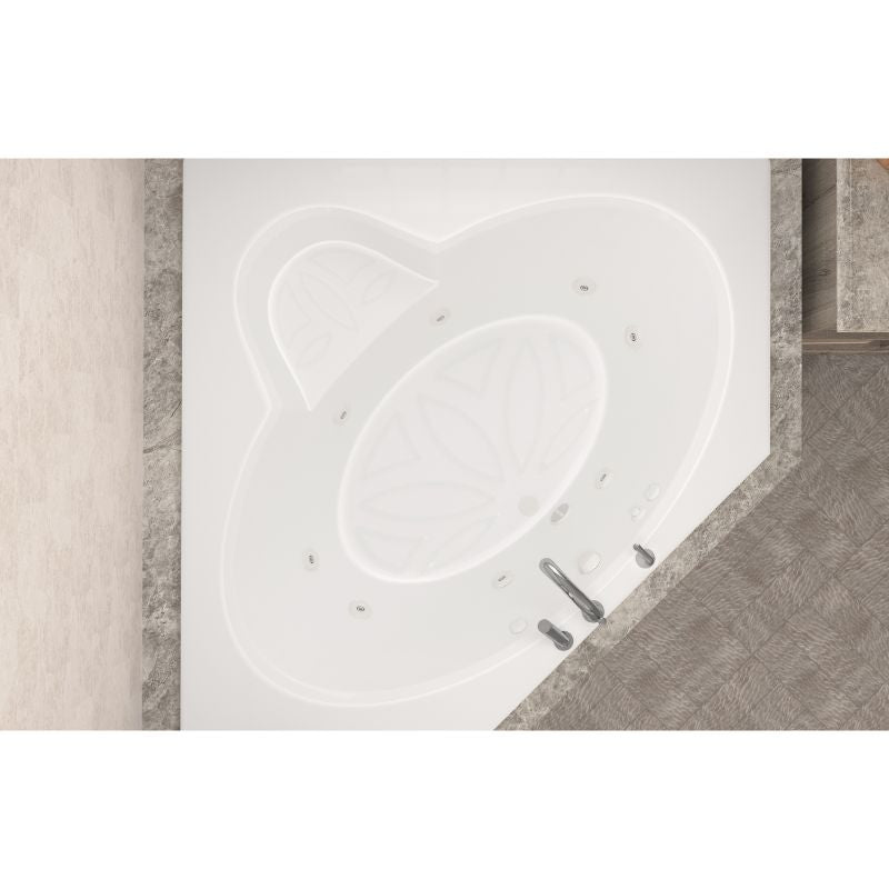 Atlantis Whirlpools Sublime 60 x 60 Corner Jetted Bathtub 6060S