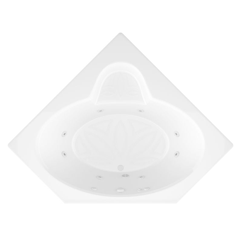 Atlantis Whirlpools Sublime 60 x 60 Corner Jetted Bathtub 6060S
