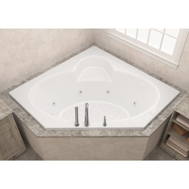 Atlantis Whirlpools Sublime 60 x 60 Corner Jetted Bathtub 6060S