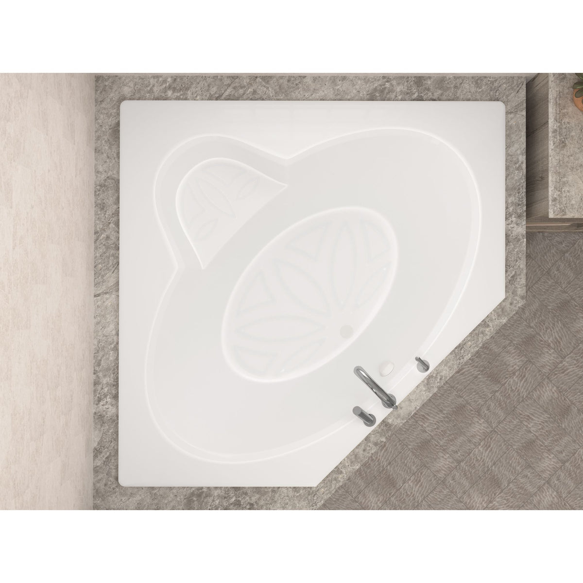 Atlantis Whirlpools Sublime 60 x 60 Corner Soaking Bathtub 6060SS