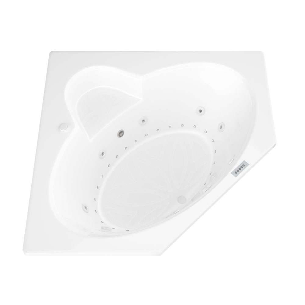 Atlantis Whirlpools Sublime 60 x 60 Corner Jetted Bathtub 6060S