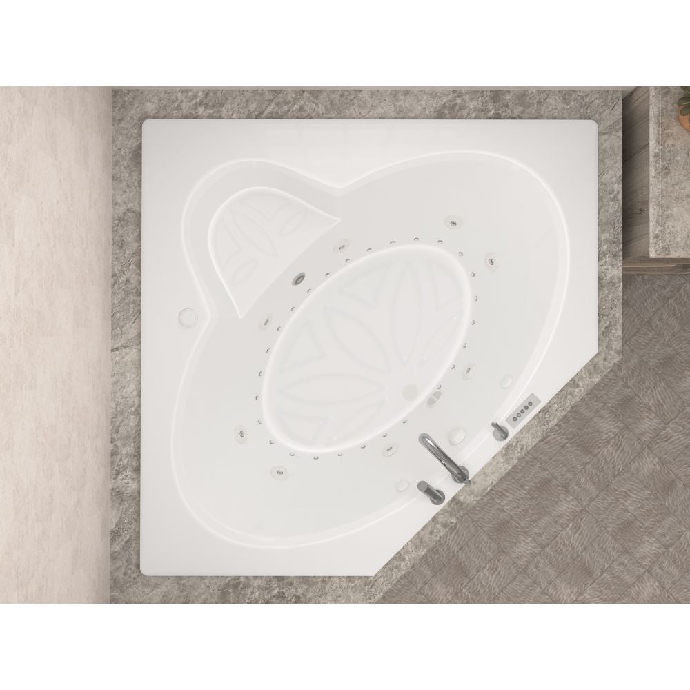 Atlantis Whirlpools Sublime 60 x 60 Corner Jetted Bathtub 6060S