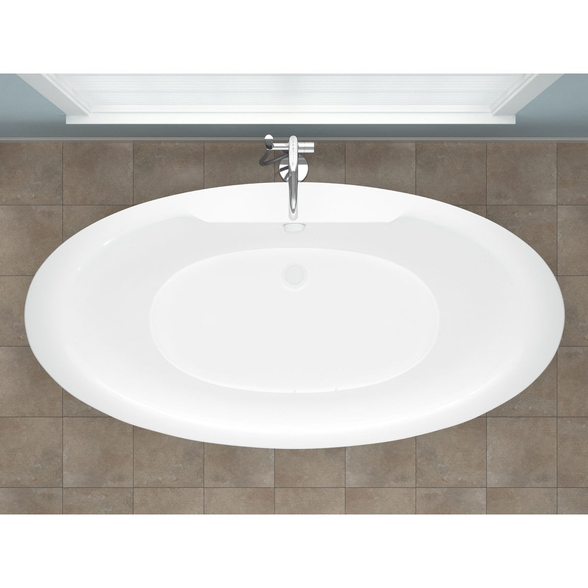 Atlantis Whirlpools Suisse 34 x 68 Oval Freestanding Bathtub 3468S