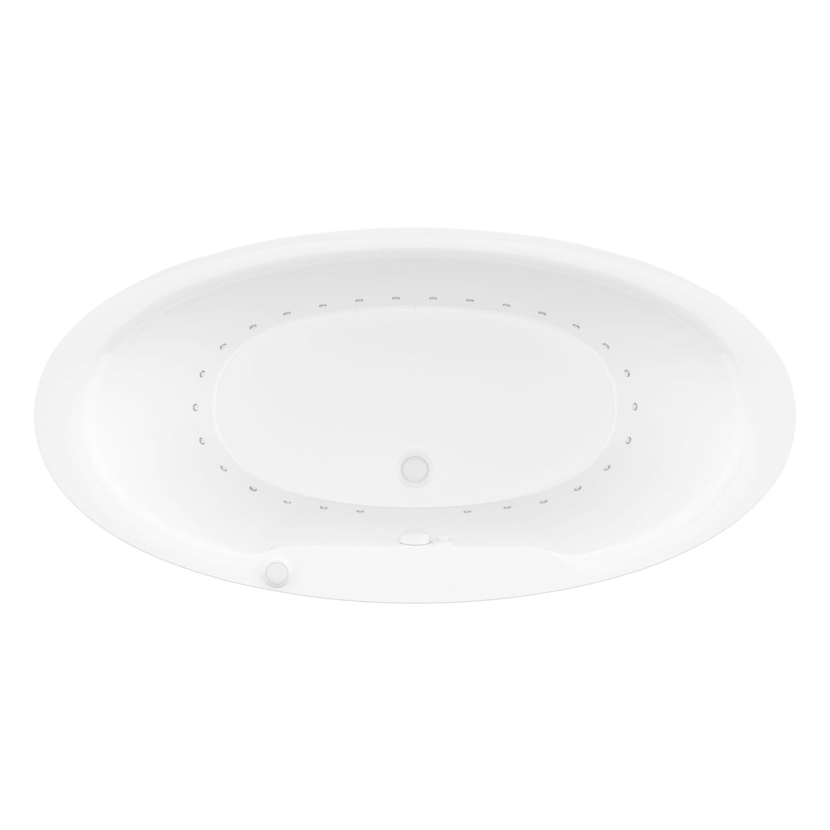 Atlantis Whirlpools Suisse 34 x 68 Oval Freestanding Bathtub 3468S