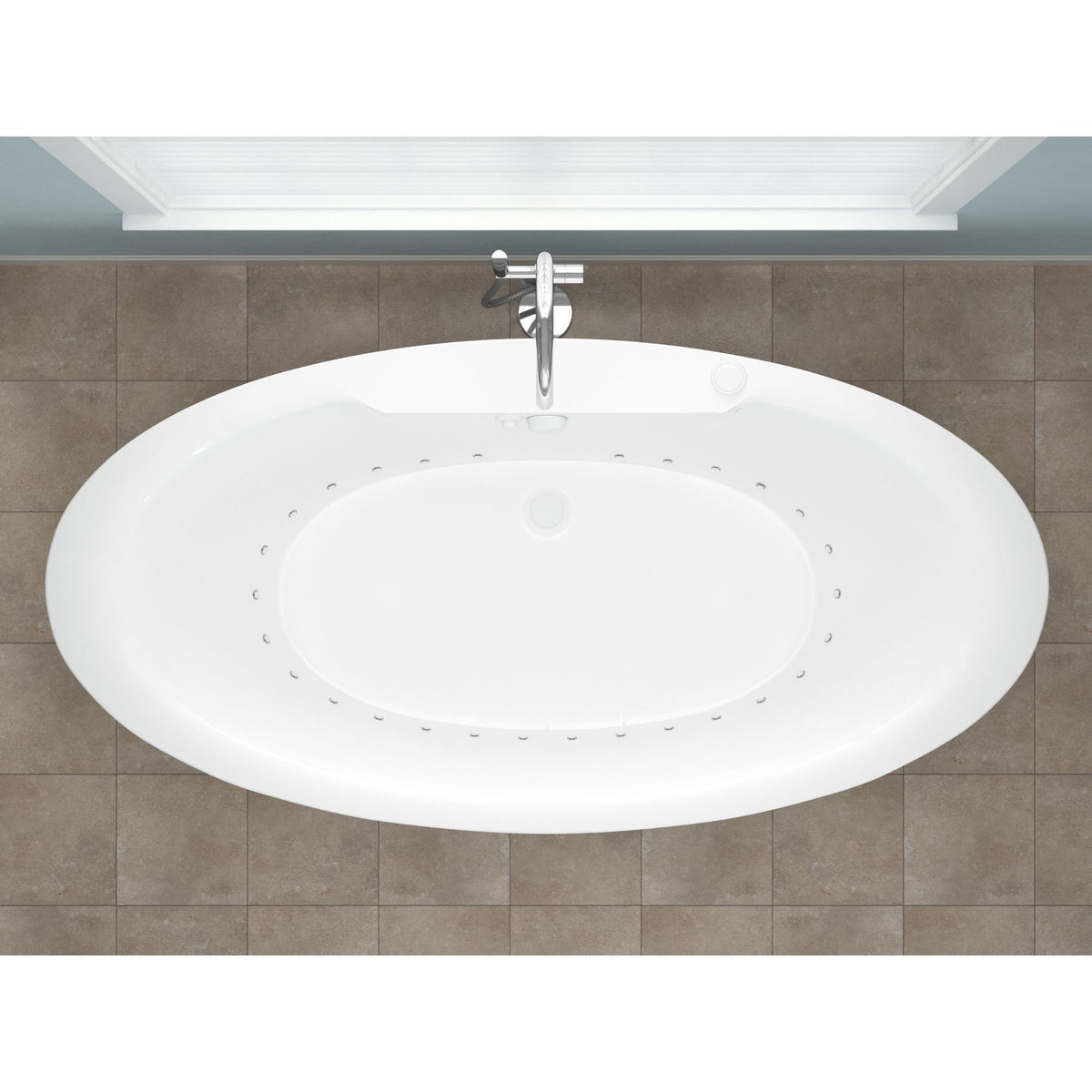 Atlantis Whirlpools Suisse 34 x 68 Oval Freestanding Bathtub 3468S