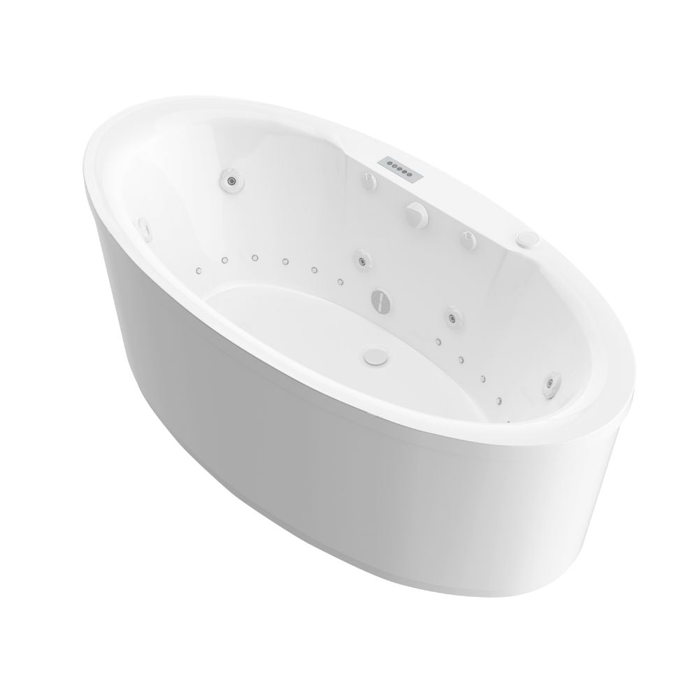 Atlantis Whirlpools Suisse 34 x 68 Oval Freestanding Bathtub 3468S