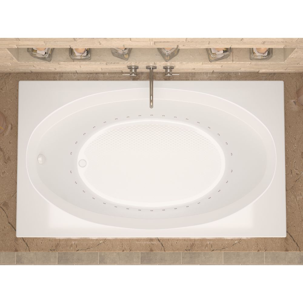 Atlantis Whirlpools Vogue 42 x 60 Rectangular Soaking Bathtub 4260VS