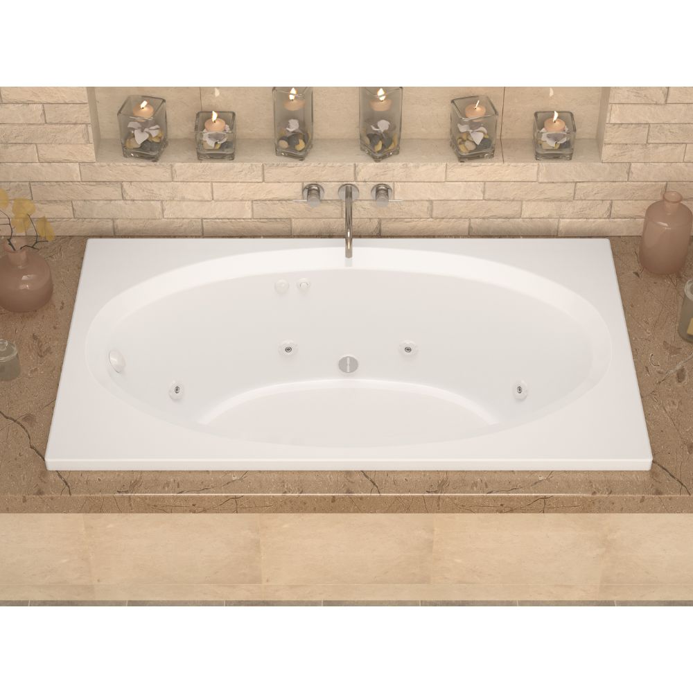 Atlantis Whirlpools Vogue 42 x 60 Rectangular Whirlpool Jetted Bathtub 4260VWL