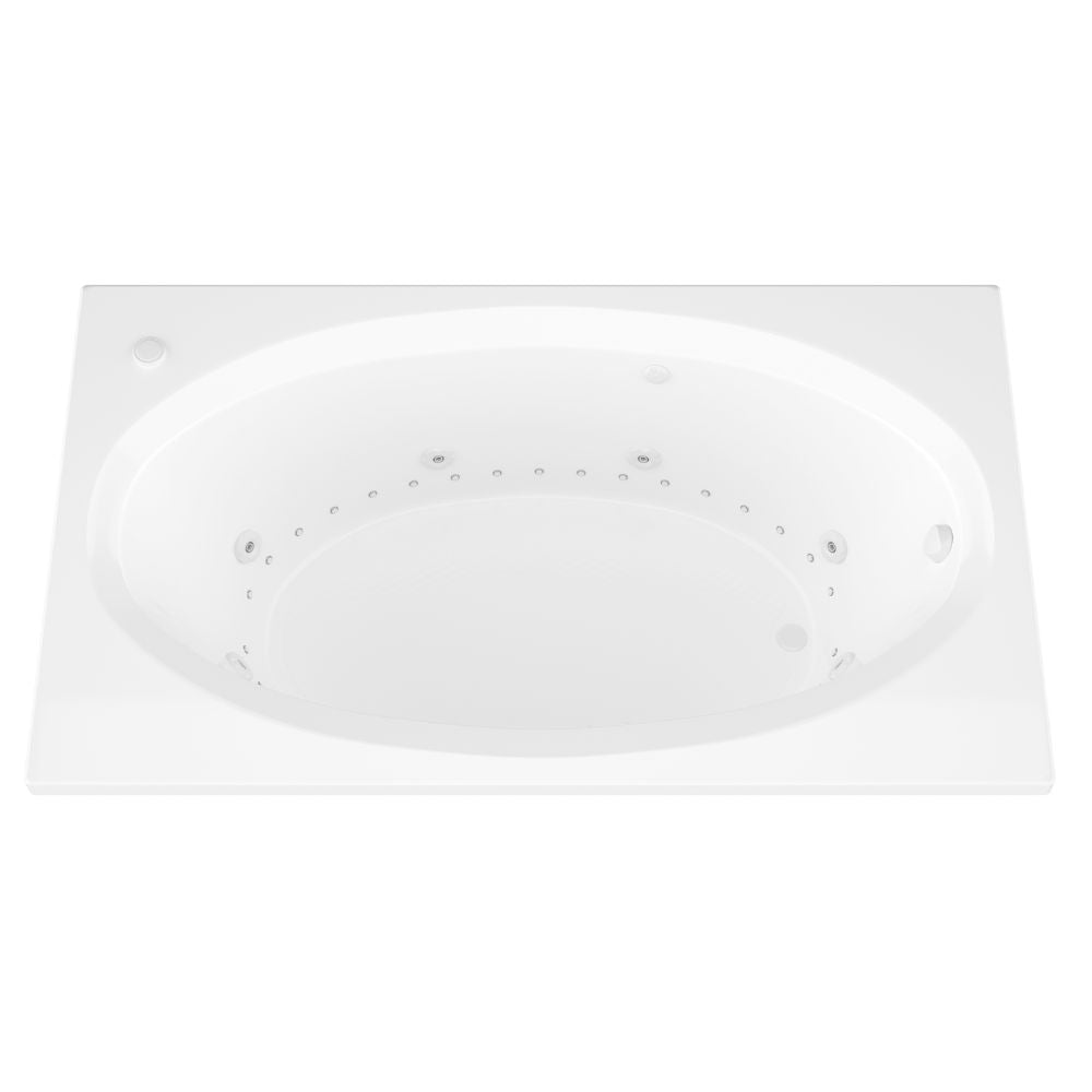 Atlantis Whirlpools Vogue 42 x 72 Rectangular Air & Whirlpool Jetted Bathtub 4272VDR