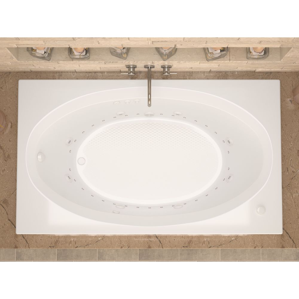 Atlantis Whirlpools Vogue 42 x 72 Rectangular Air & Whirlpool Jetted Bathtub 4272VDR