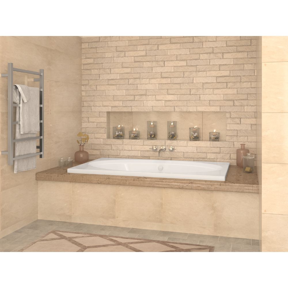 Atlantis Whirlpools Vogue 42 x 72 Rectangular Soaking Bathtub 4272VCS
