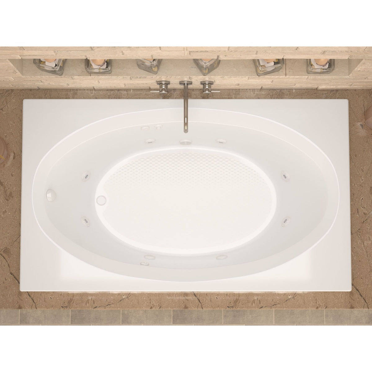 Atlantis Whirlpools Vogue 43 x 84 Rectangular Bathtub 4384V