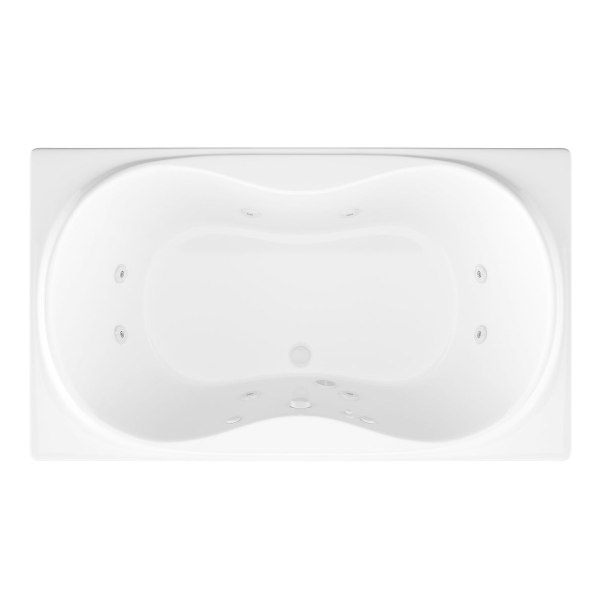 Atlantis Whirlpools Whisper 36 x 72 Rectangular Bathtub 3672W