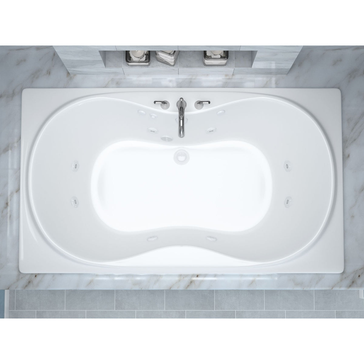Atlantis Whirlpools Whisper 36 x 72 Rectangular Bathtub 3672W