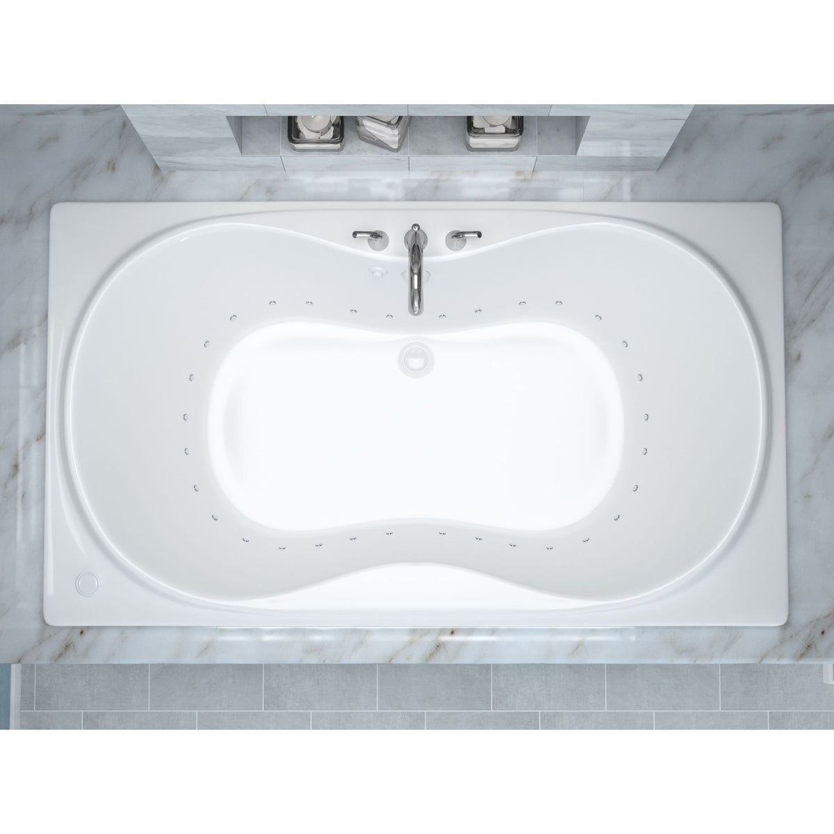 Atlantis Whirlpools Whisper 42 x 72 Rectangular Bathtub 4272W