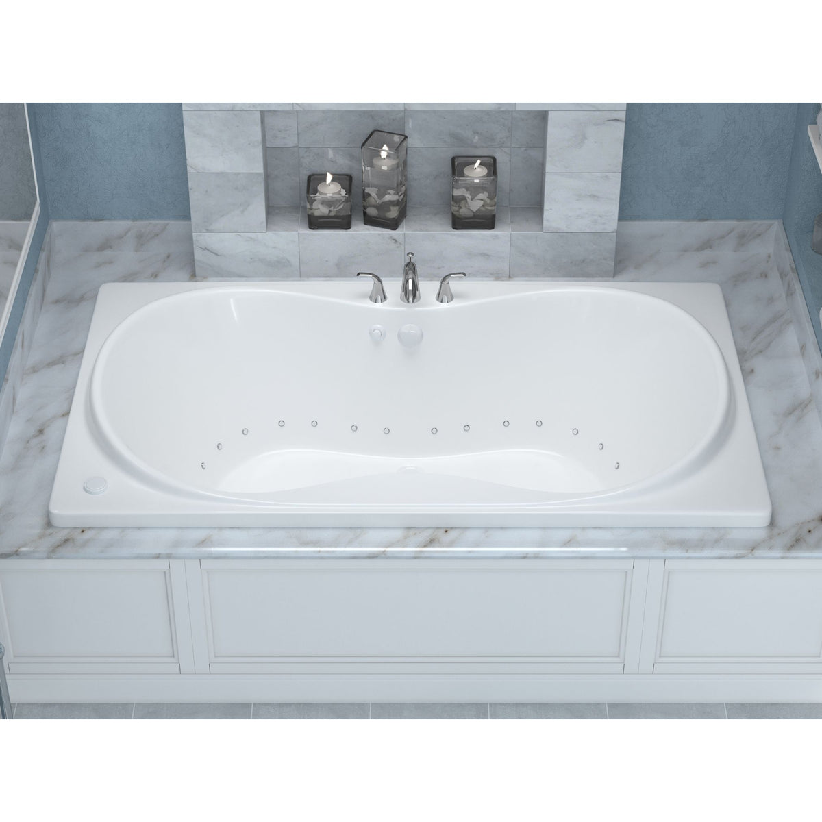 Atlantis Whirlpools Whisper 42 x 72 Rectangular Bathtub 4272W
