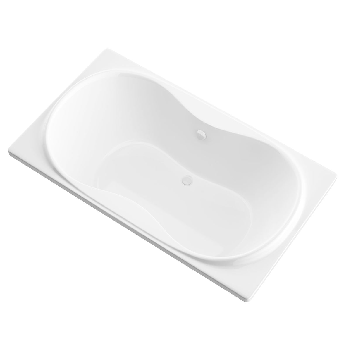 Atlantis Whirlpools Whisper 42 x 72 Rectangular Soaking Bathtub 4272WS