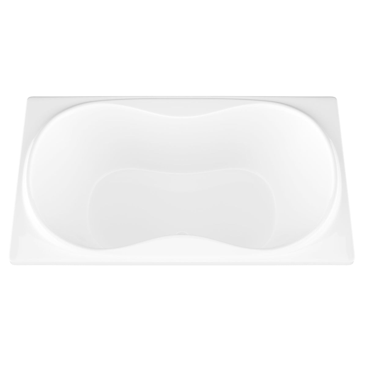 Atlantis Whirlpools Whisper 42 x 72 Rectangular Soaking Bathtub 4272WS