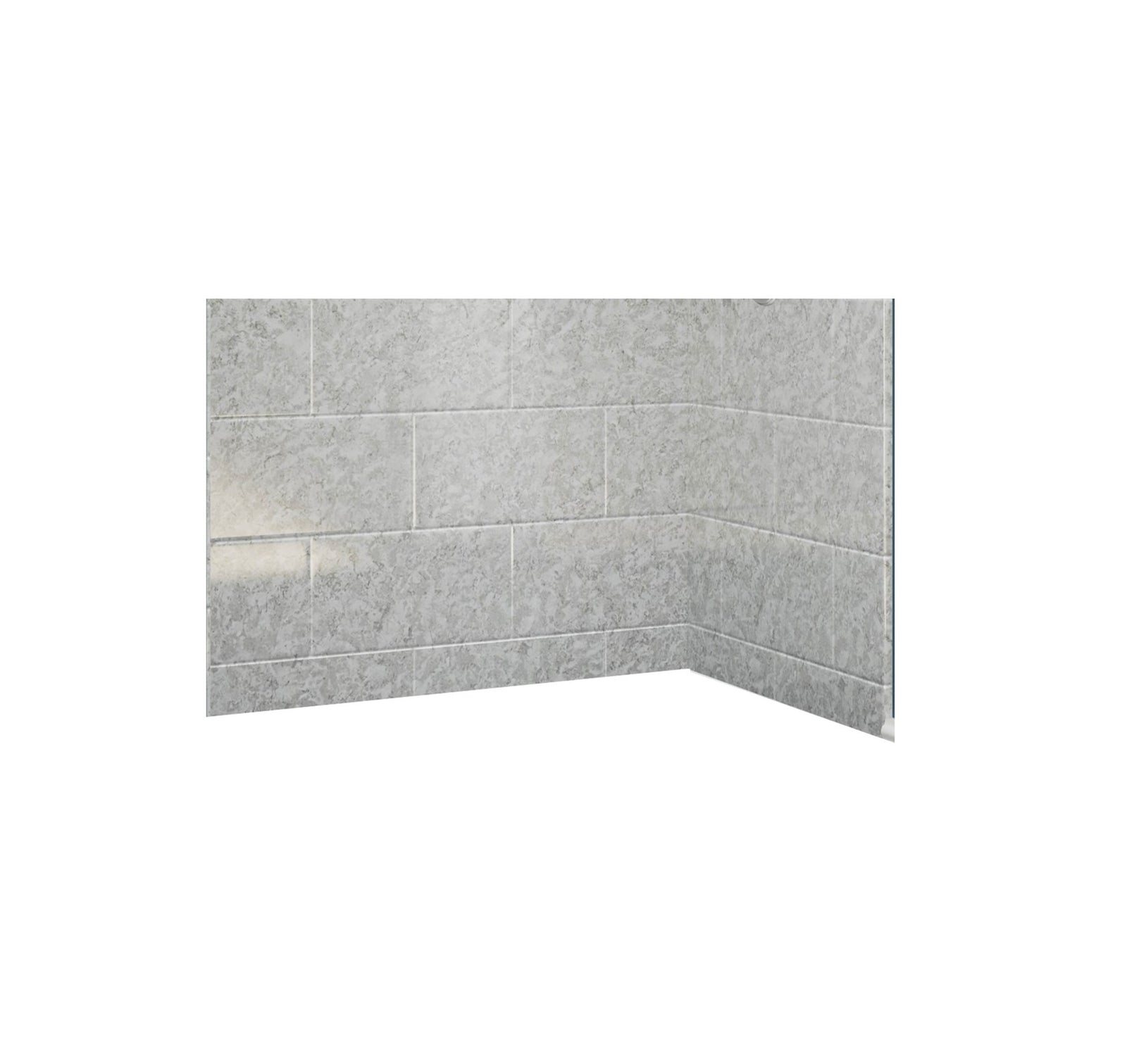 Avora Bath 11x20 SilverStone Acrylic Alcove Shower System 60"W x 34"D 6034RTAV60361120TRSWS