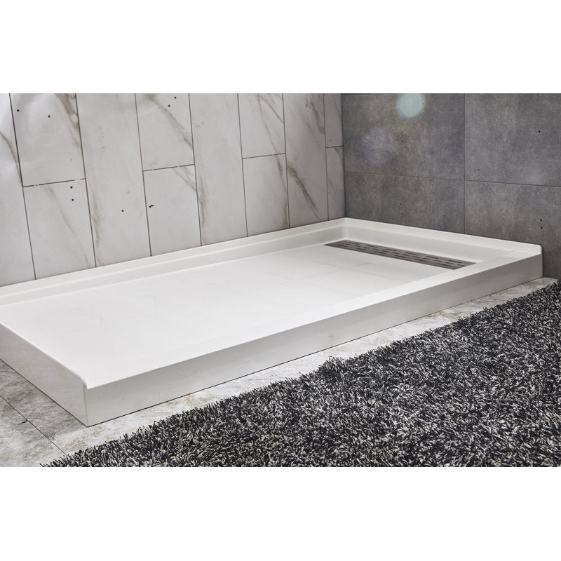 Avora Bath Low Step 60'' W 32'' D Rectangular Triple Shower Base