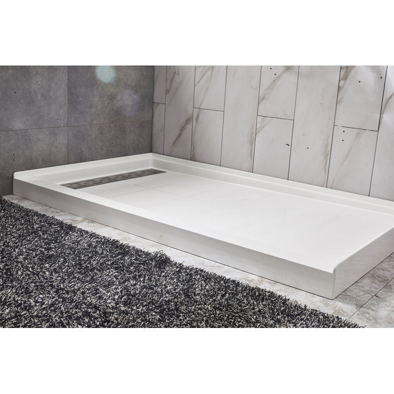 Avora Bath Low Step Right Trench 60'' W 36'' D Shower Base