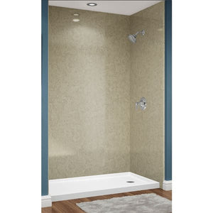 Avora Bath Smooth Sandstone Acrylic Alcove Shower Walls 60 W x 36-in D x 96-in H AV6036SSWS