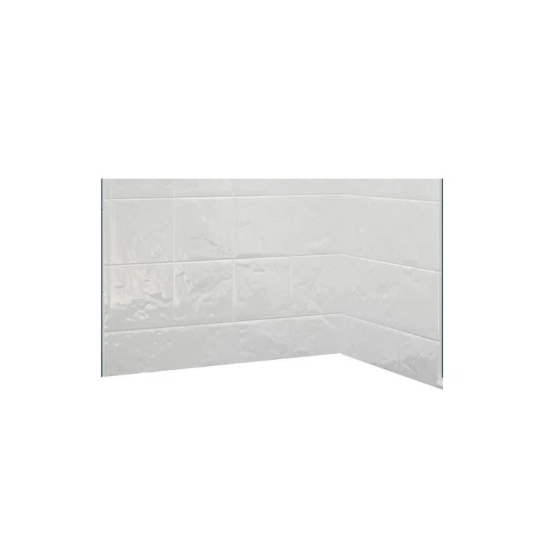 Avora Bath 12x12 Tile White Acrylic Alcove Shower Walls 60"W x 36"D x 96"H AV60361212TLSWS