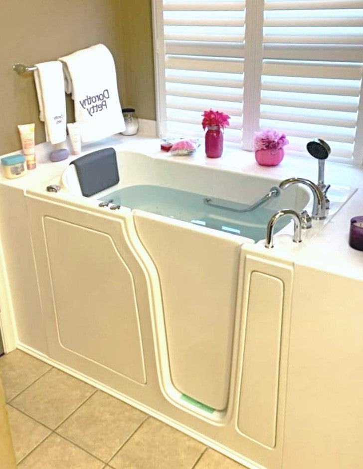 Avora Bath 30" x 52" Biscuit Low Threshold Walk-In Tub