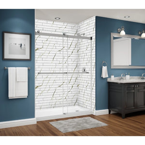 Avora Bath Calcutta Gold Walls with Trendz 60" x 36" x 96" AV6036CGWWSill