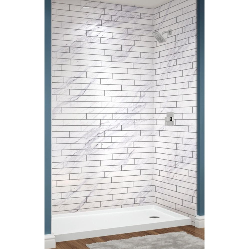 Avora Bath Calcutta Walls with Trendz 60" x 36" x 96" AV6036CWWSill