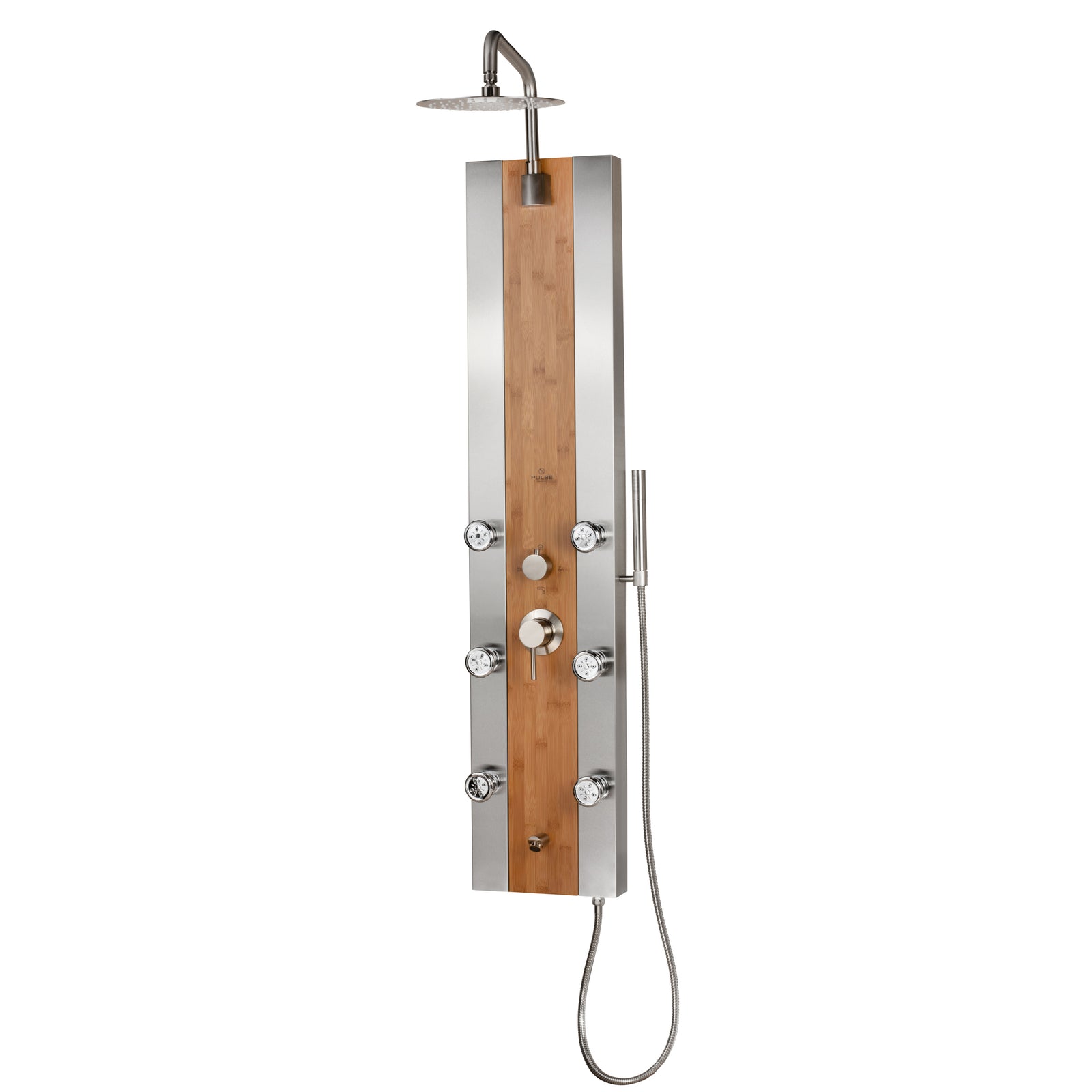 PULSE ShowerSpas Bamboo Shower Panel - Bali ShowerSpa 1050