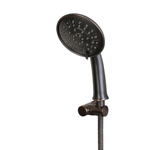PULSE ShowerSpas White Venetian Glass Oil Rubbed Bronze Shower Panel - Barcelona ShowerSpa 1040