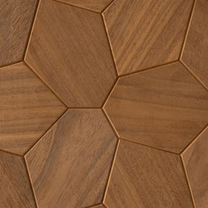 EmotionWood Hexagon Thermo-Abachi Wood Wall Panel EW31001