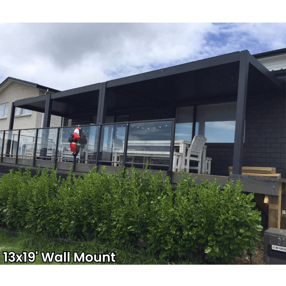 Bon Pergola 13'x19' Motorized Louver with Edge Lighting Villa Pergola VP-6425 (6 Posts) 3 Posts for WM)