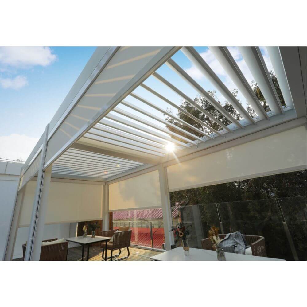 Bon Pergola Wind Resistant Screen - Weatherproof Pergola
