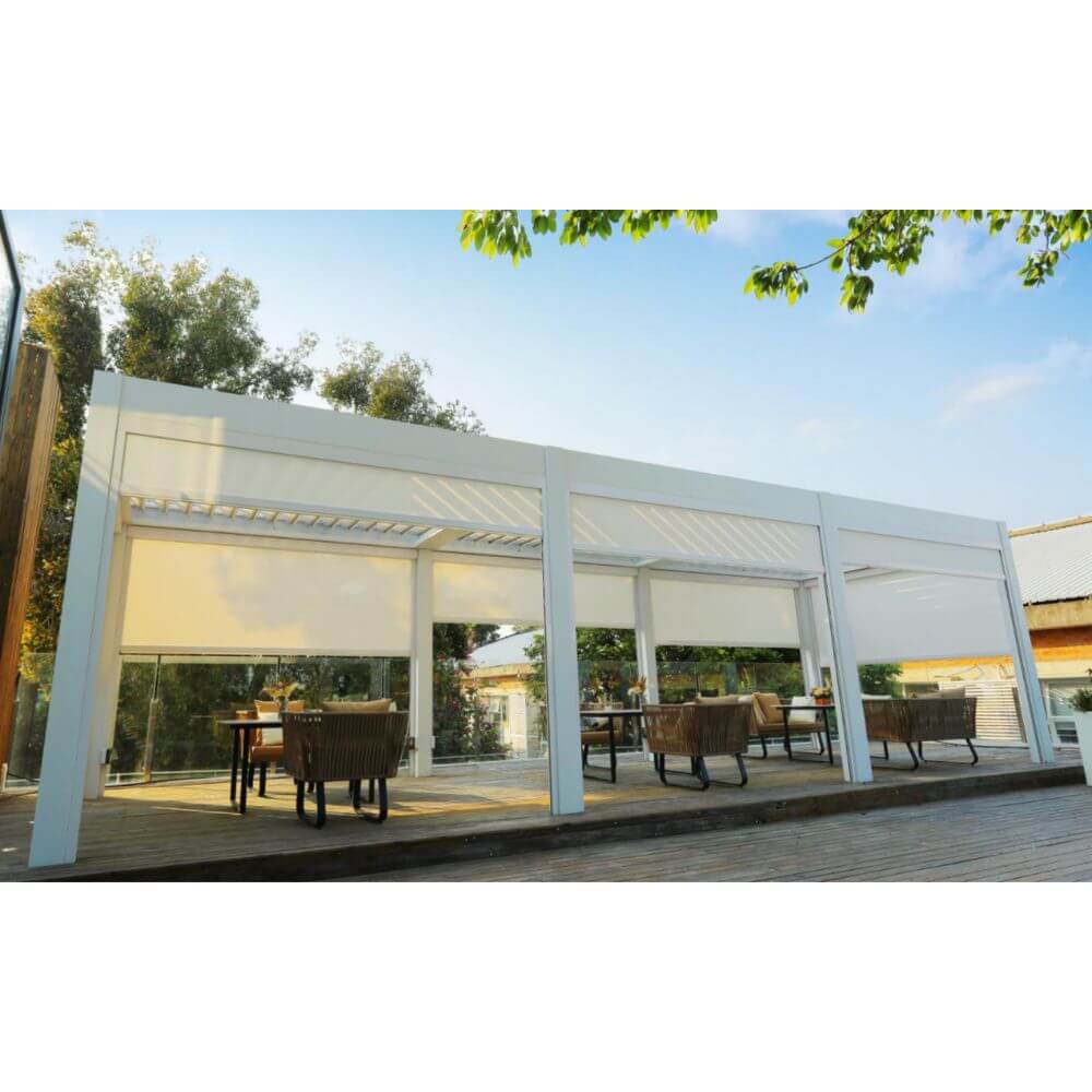 Bon Pergola Wind Resistant Screen - Weatherproof Pergola