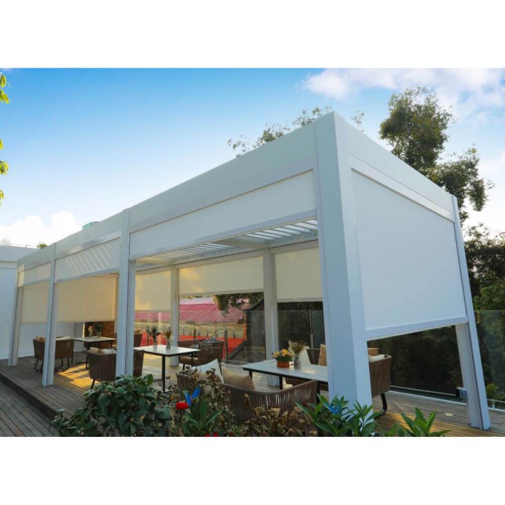 Bon Pergola Wind Resistant Screen - Weatherproof Pergola