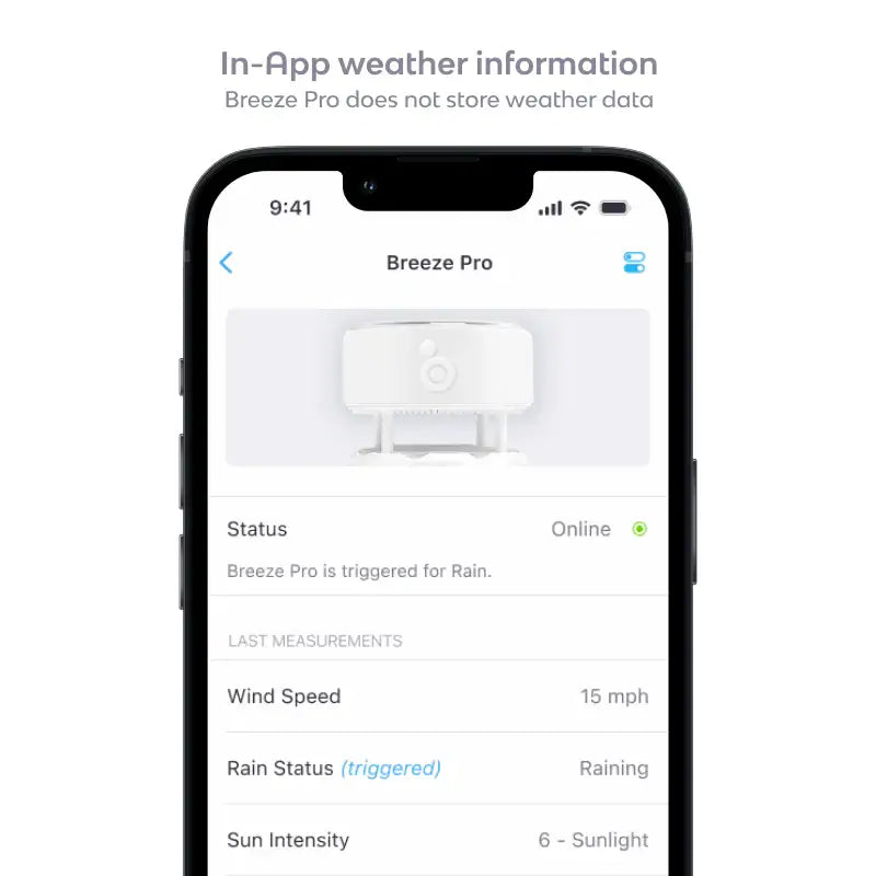 Bon Pergola Bond Breeze Pro (Smart Sensor)