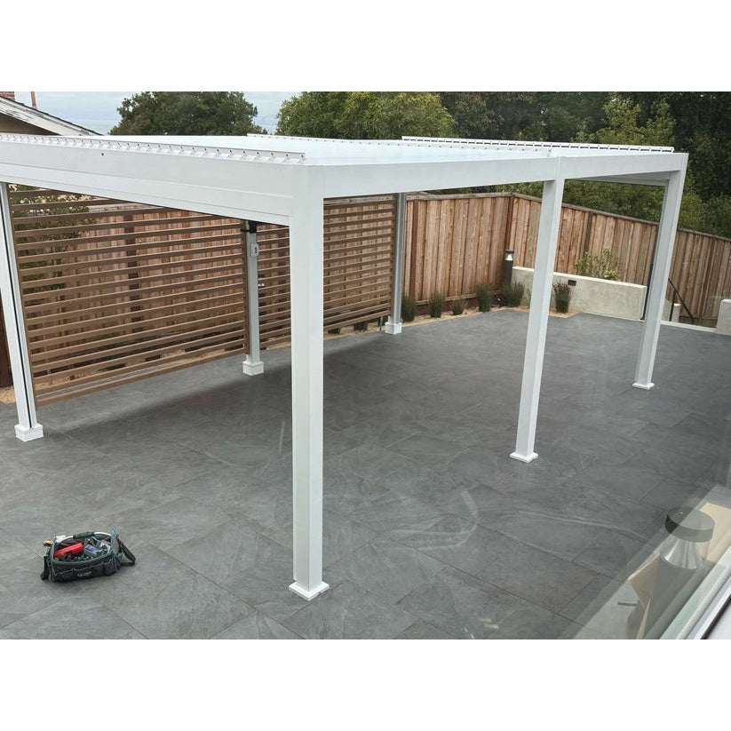 Bon Pergola Premium Slat Aluminum Fencing - Villa Pergola