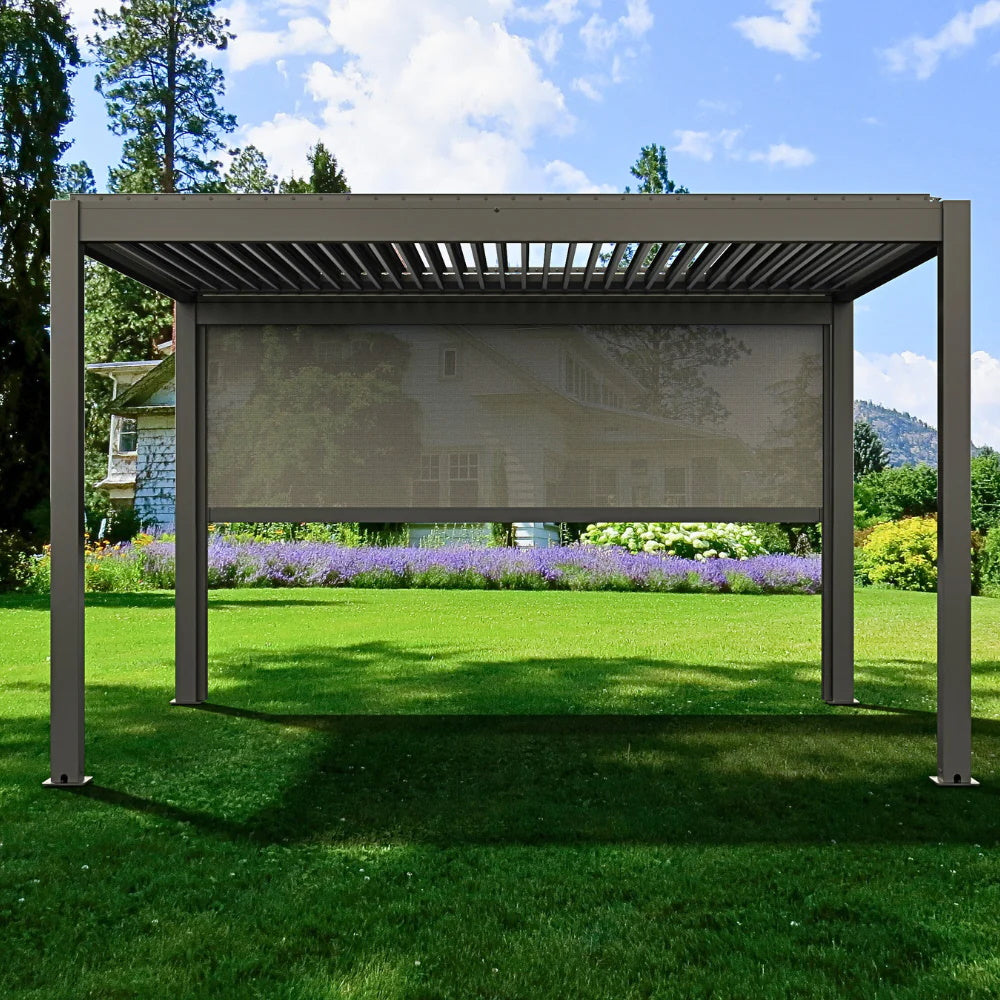 Bon Pergola Wind Resistant Screen for Villa Pergola SCN