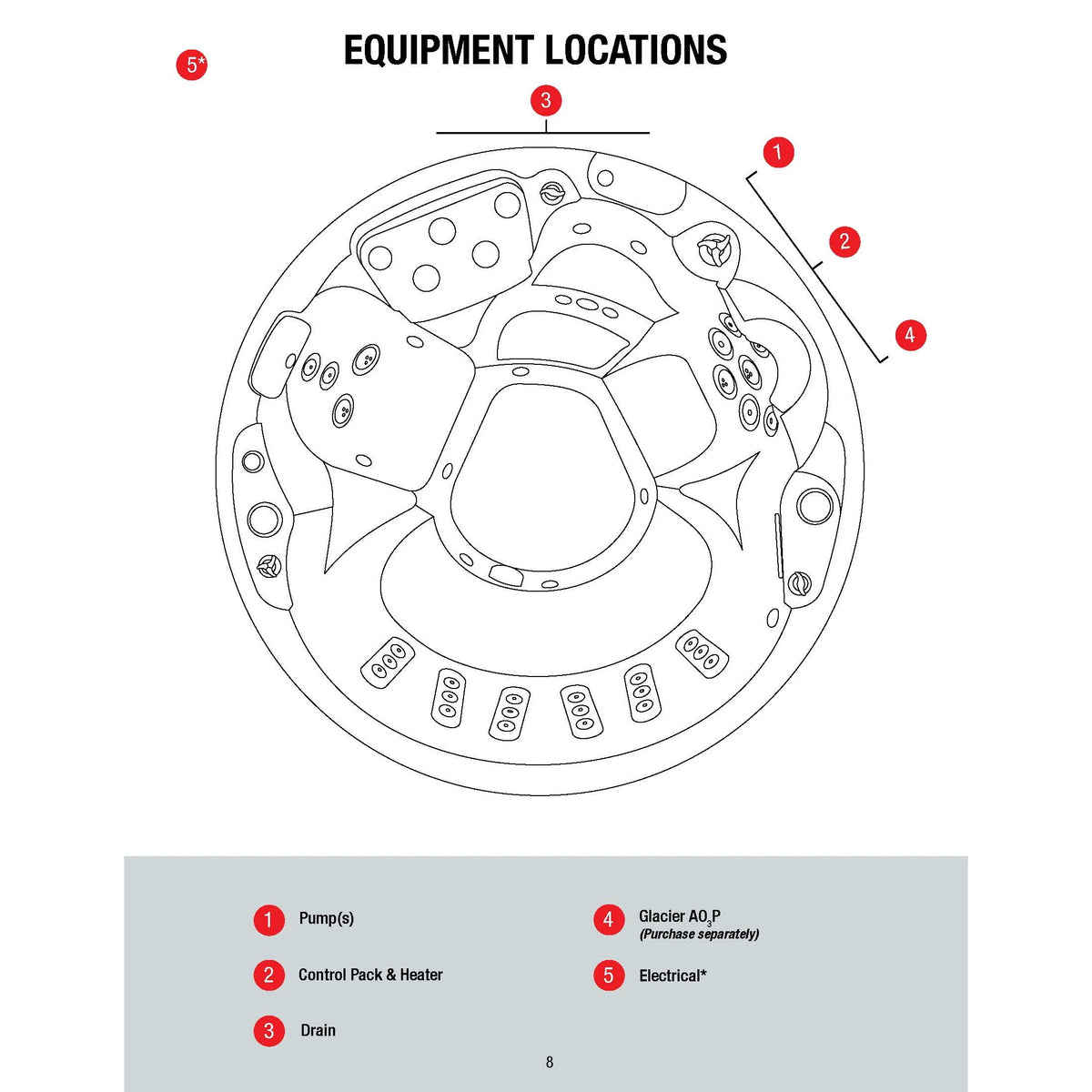 Canadian Spa 5-Person 38-Jet Ottawa Hot Tub KH-10140
