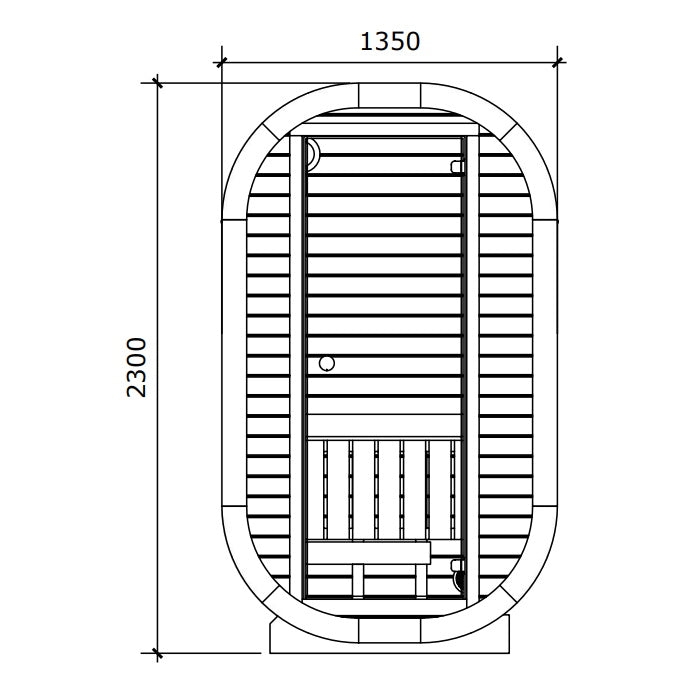 Celsium Ula Micro Compact Outdoor Sauna