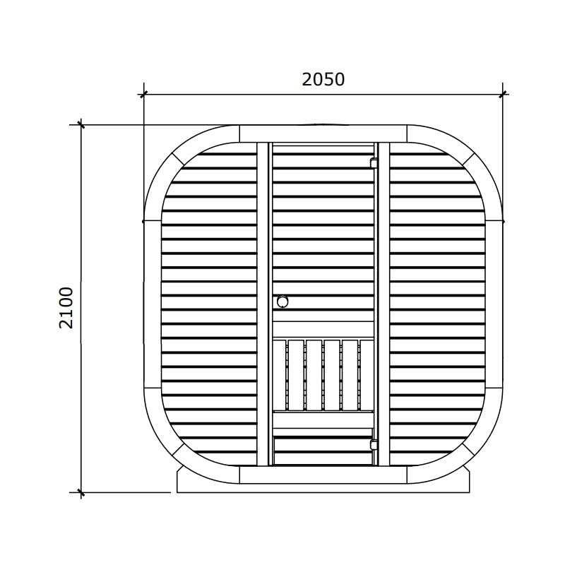Celsium Ula Mini Outdoor Sauna