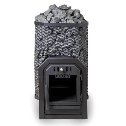 Cozy Heat Thru-Wall Sauna Heater Wood-Burning Sauna Stove 12kW 4745010348020