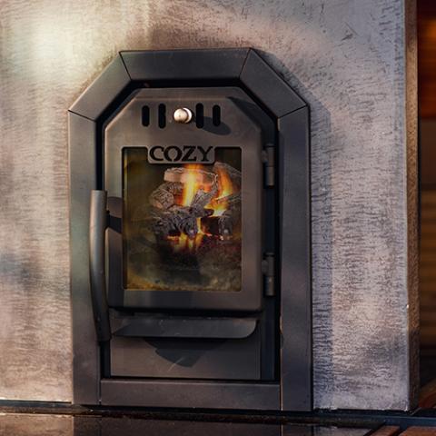 Cozy Heat OG Thru-Wall 12kW Wood Burning Sauna Stove 4745010348082