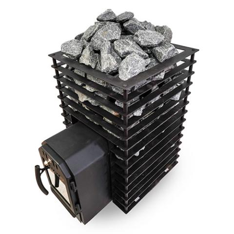 Cozy Heat Quattro Thru-Wall 12kW Wood Burning Sauna Stove 4745010348266