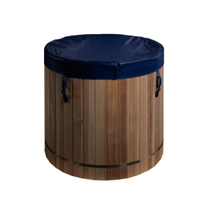 Golden Design Barrel Spa Dynamic Cold Therapy in Cedar – Plastic Tub with WiFi Thermal System Kit DCT-B-042-PLPC / DCT-SY-06-HC